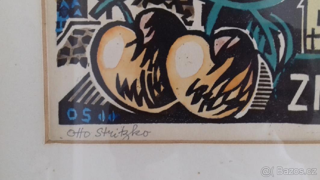 Obraz ZNOJMO Otto STRITZKO 1966 - 2