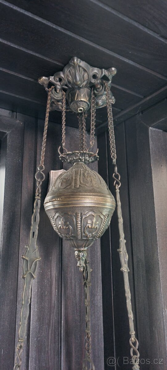 Závěsná lampa Hängelampe (kol.roku 1900) - 2