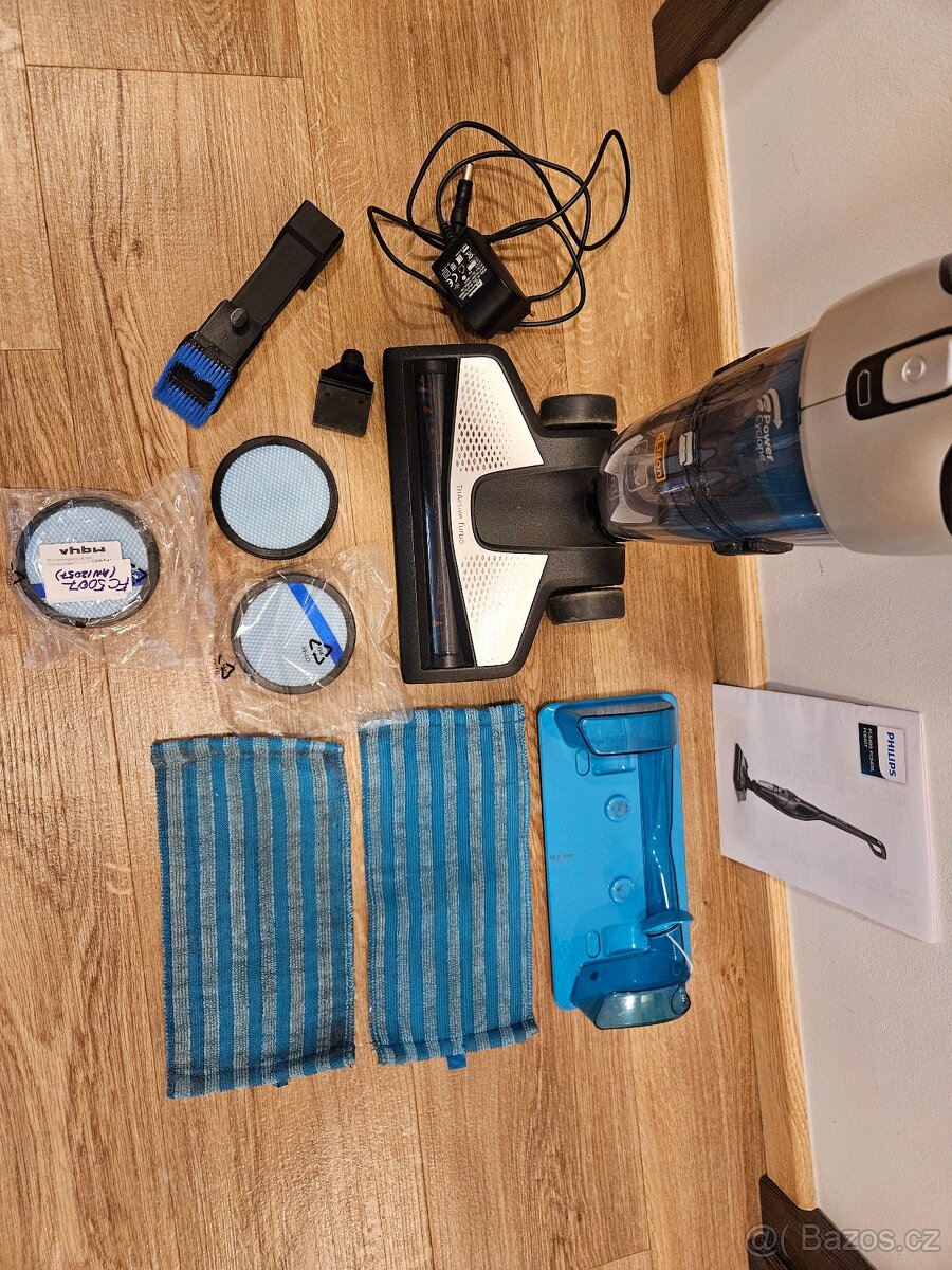 tyčový vysavač Philips FC6408/01 PowerPro Aqua 3v1 - 2