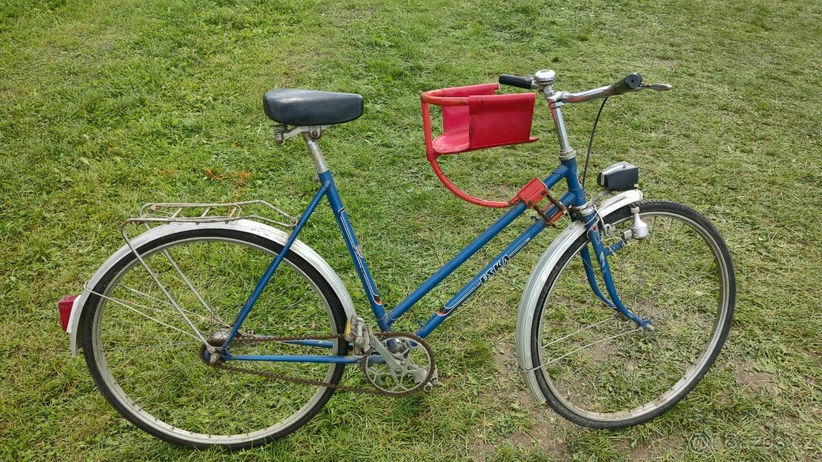 Kolo dámské Eska s komunistickým sedlem pro dítě - 2