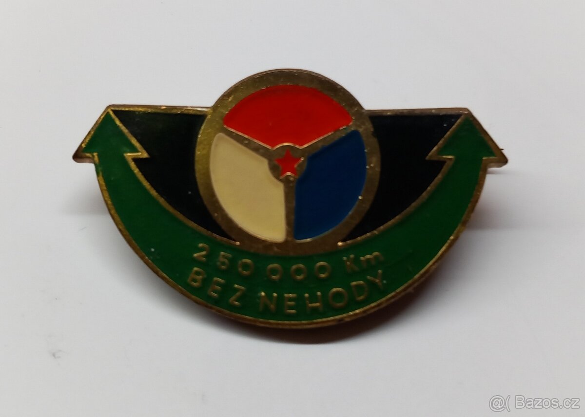 Odznaky - 250.000 a 500.000 bez nehody - 2