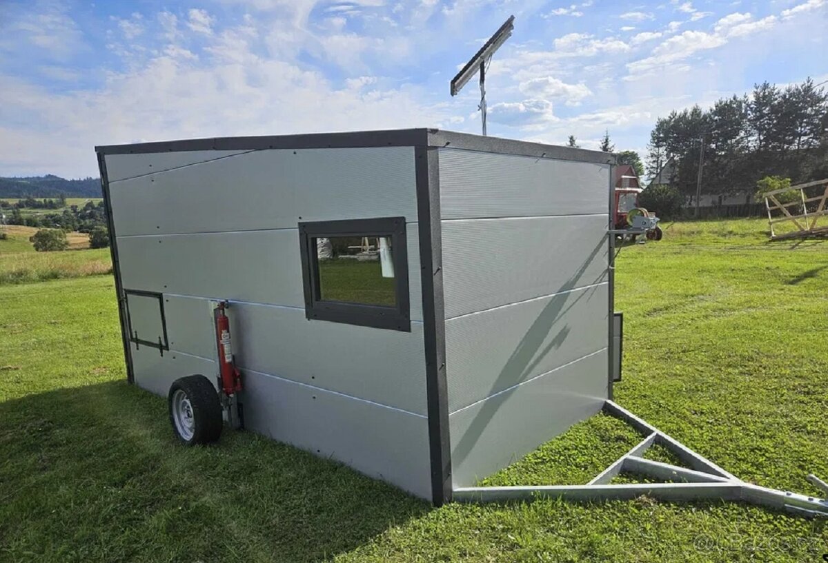 Mobilní kurník zateplený 4x2,1x2m - 2