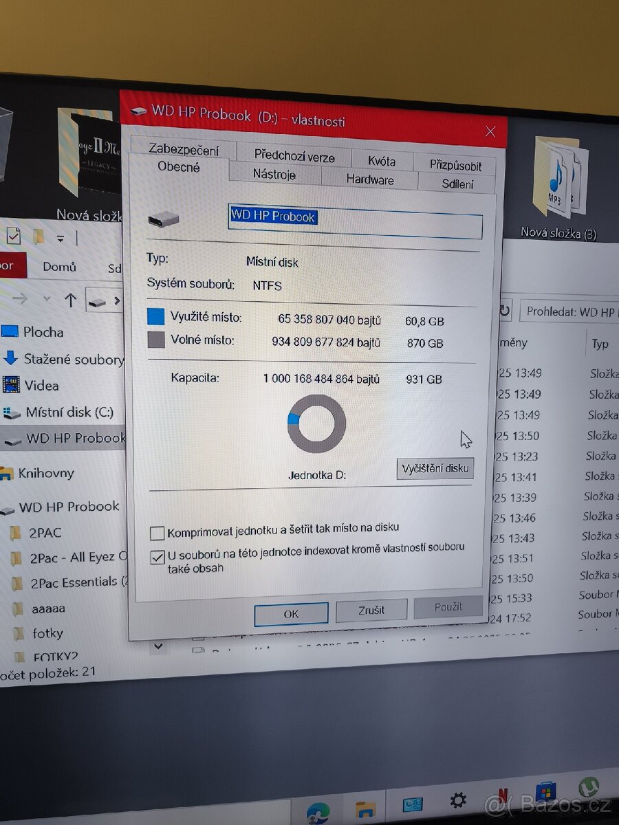 Externí pevný disk 1TB - 2