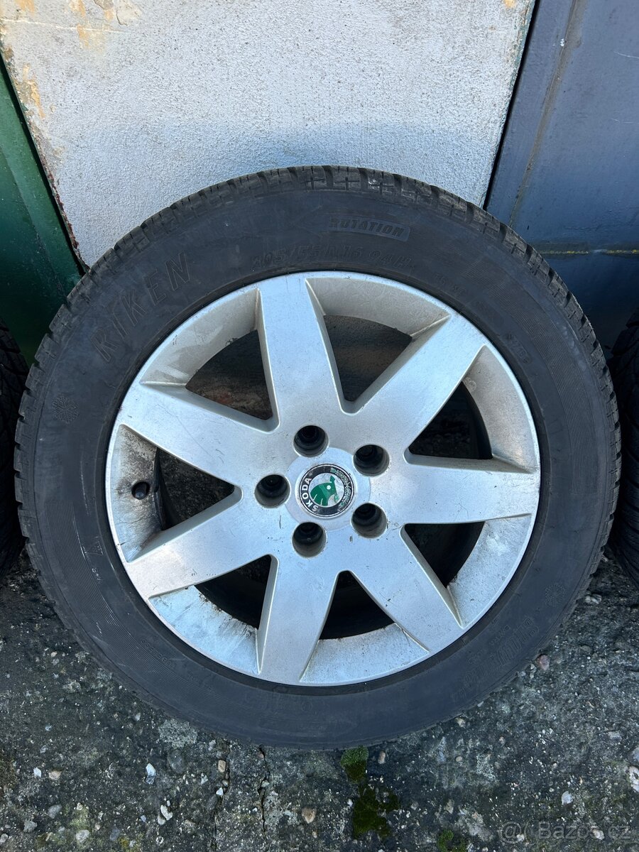 Alu kola Škoda r16 - 2