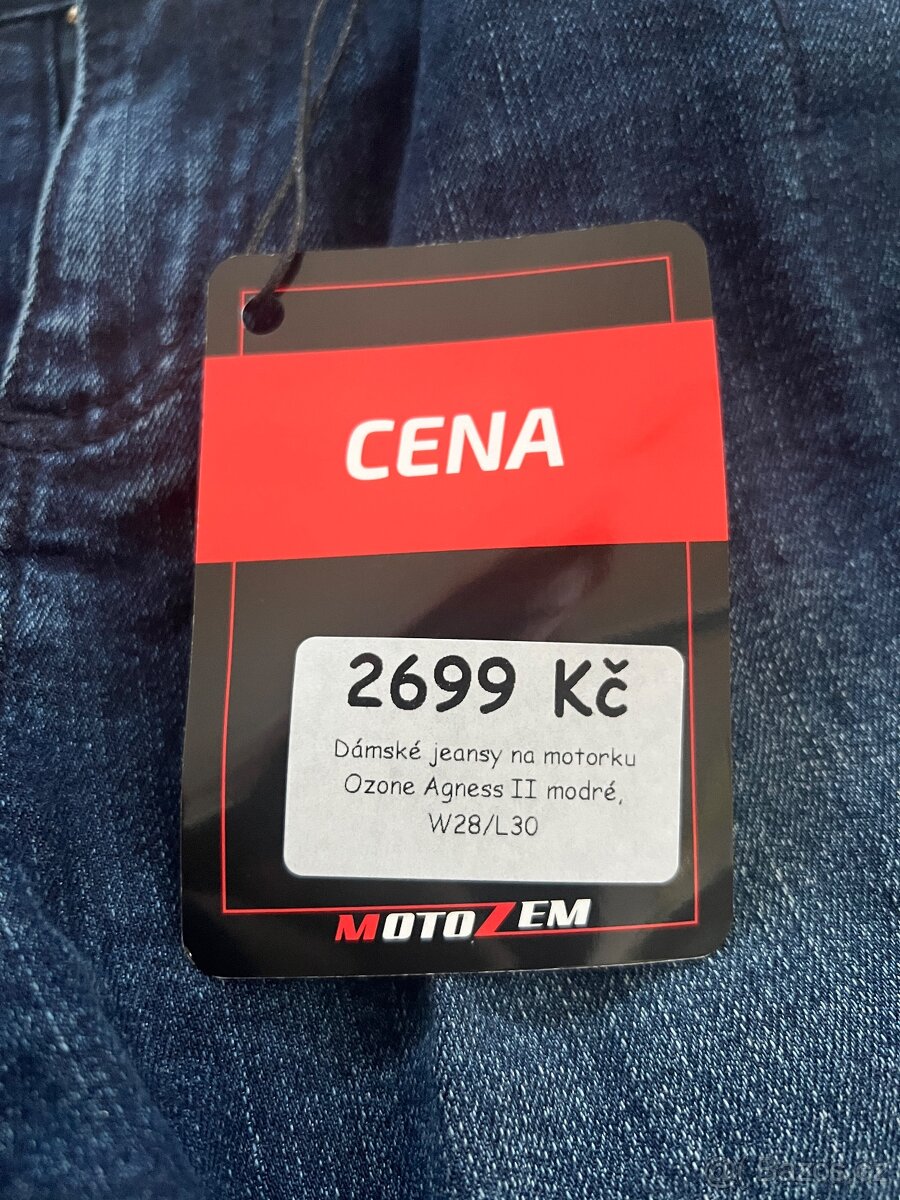 Dámské džíny na motorku W28/L30 (nové) - 2
