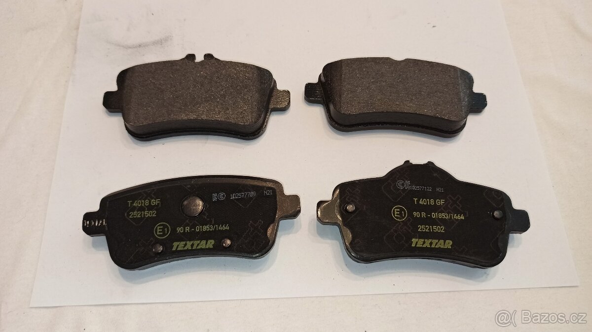 zadní brzdové destičky TEXTAR 2521502 Mercedes GLE M W166 - 2