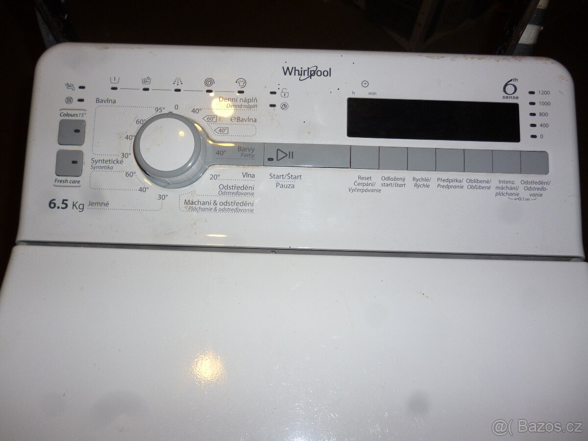 pračka whirlpool na 6kg, 1200 ot. - 2