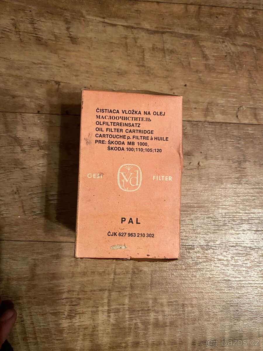 Olejový filtr Škoda 100,110,105,120,1000MB - 2