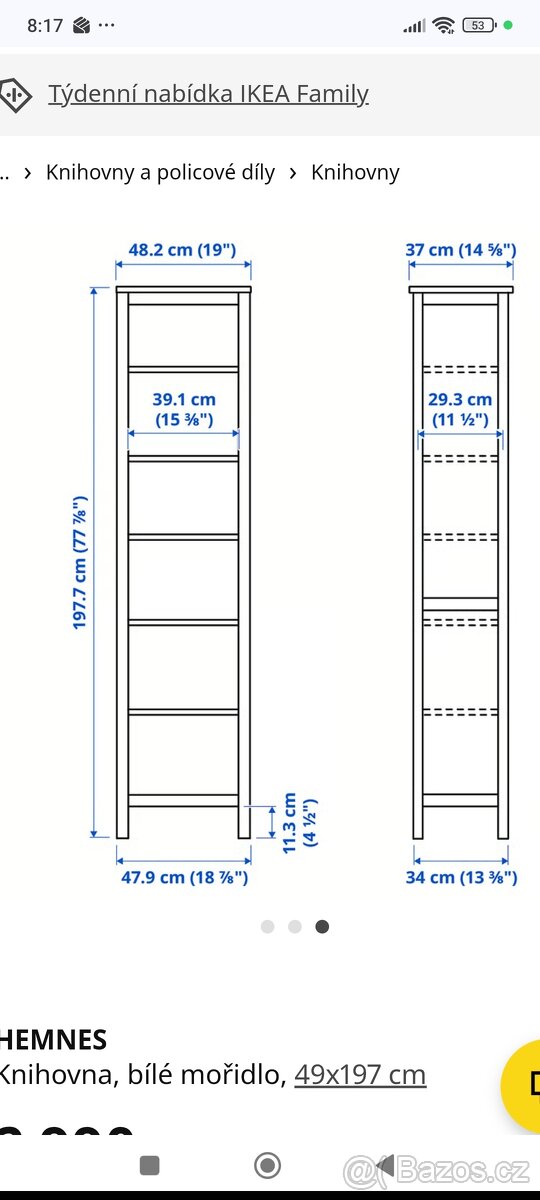 IKEA knihovna Hemmes - 2