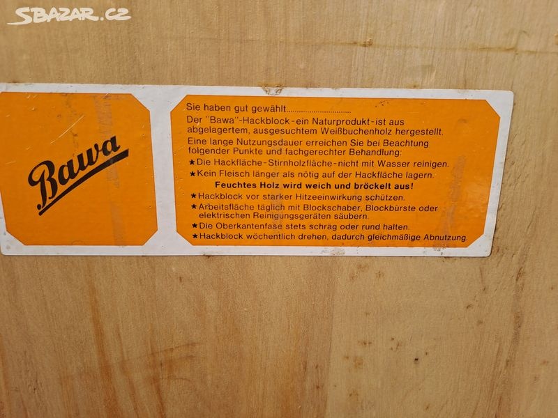 Řeznický špalek z bílého habru - 2