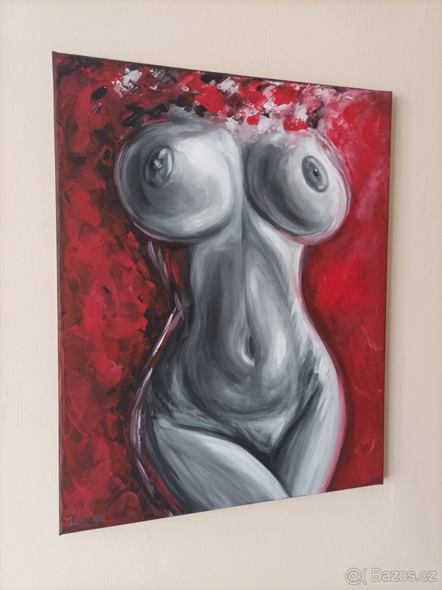 Obraz 40x50 AKT, DOPRAVA ZDARMA - 2