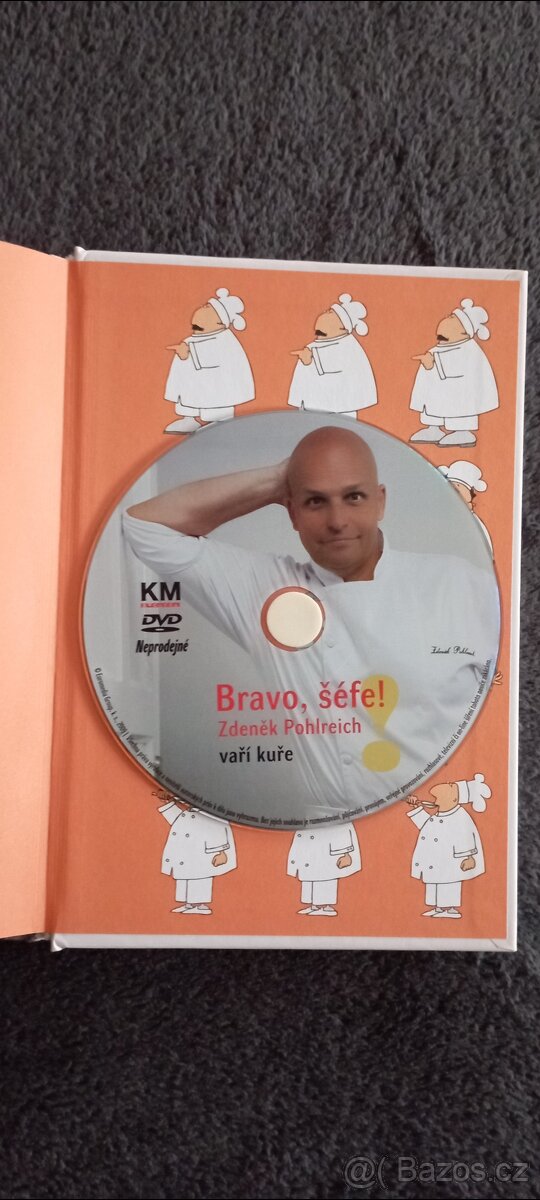 Kniha Bravo šéfe - recepty+DVD - 2