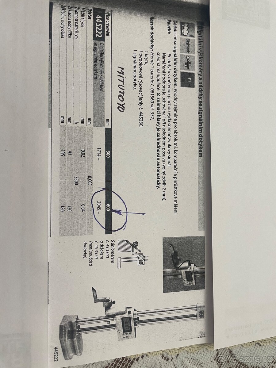 Digitální výškoměr - 2