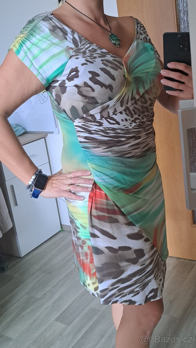 8) barevné šaty vel 38/40 - 2