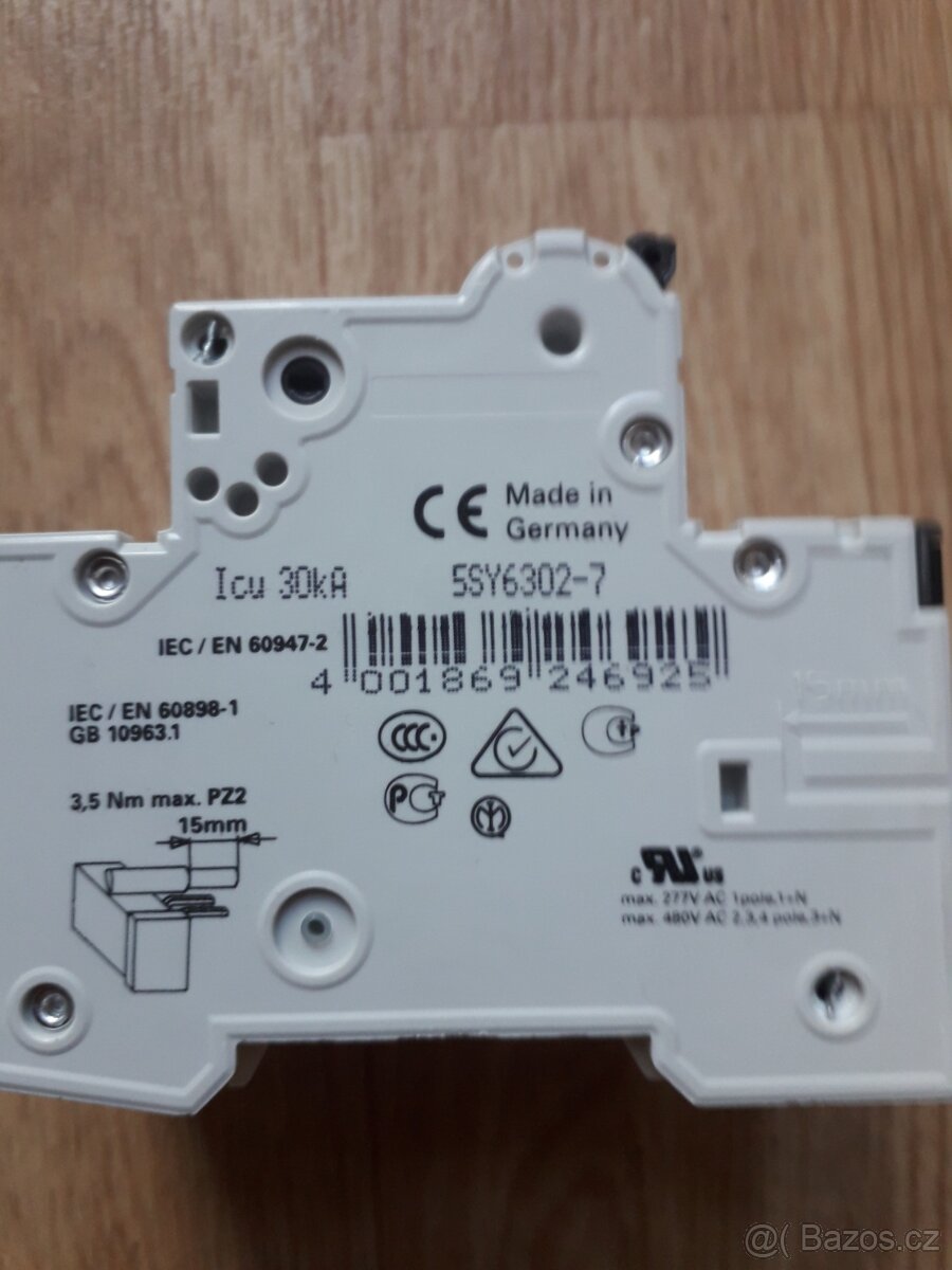 jistič Siemens C2 - 2