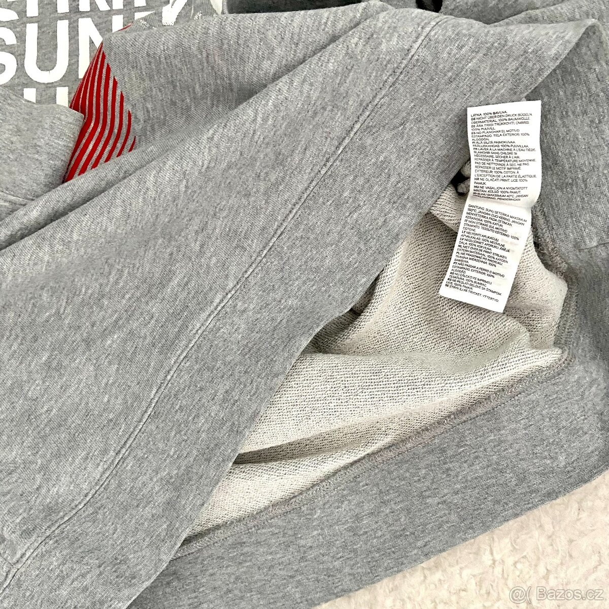 Pánská šedá mikina H&M vel. L/50-52 - 2