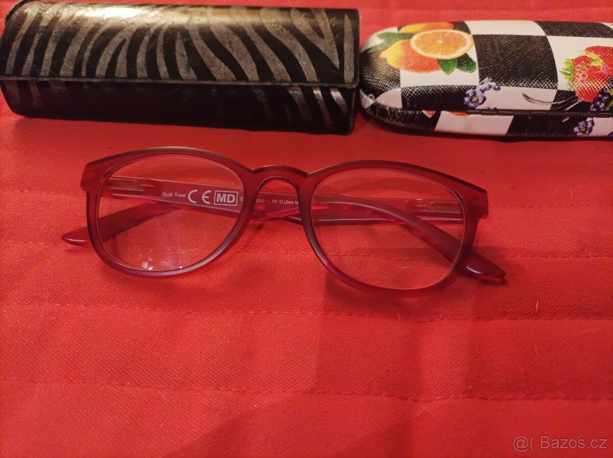 Brýle na čtení + 2 pouzdra - 2