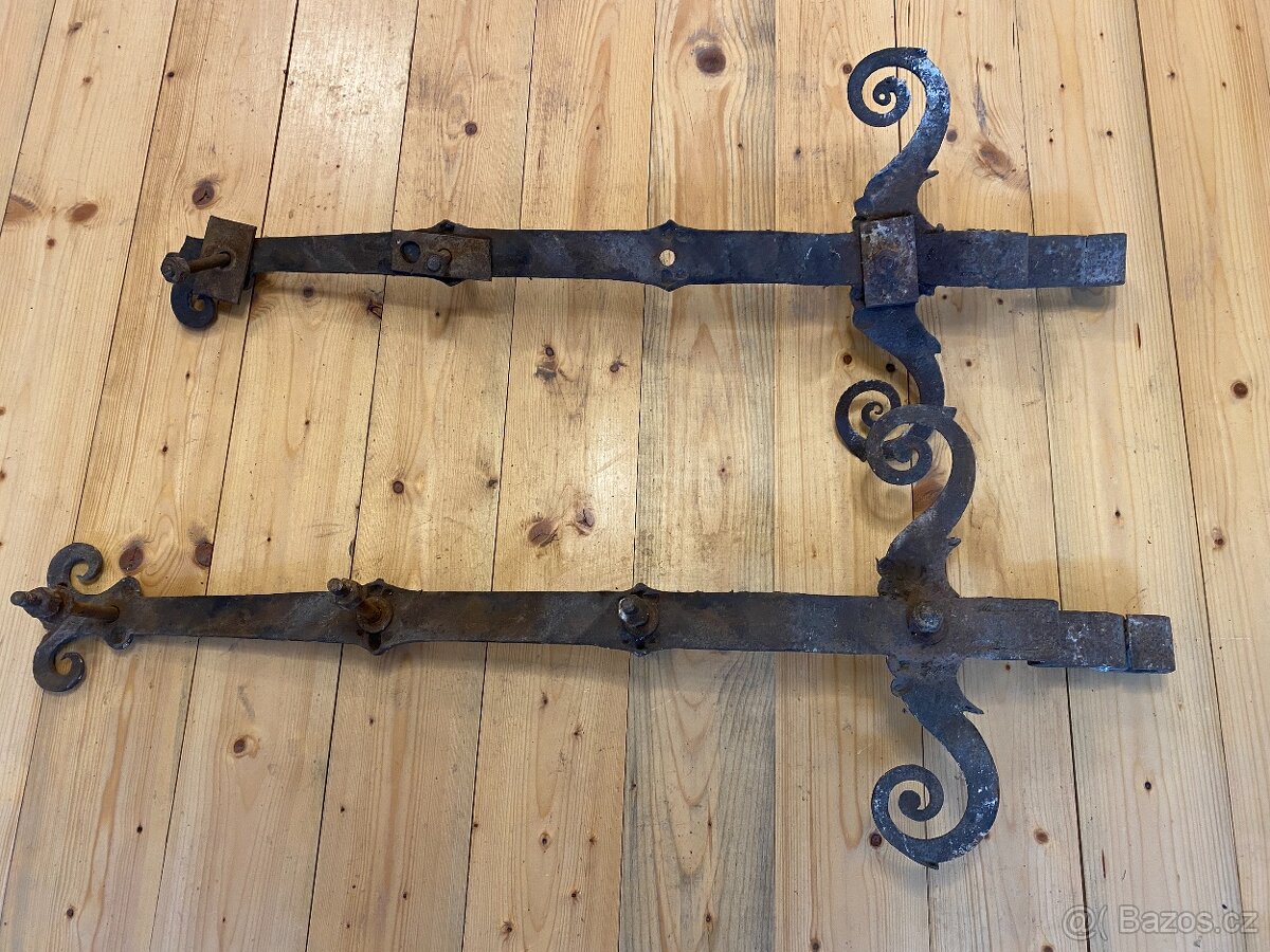 Kované panty na vrata / dvěře - 2