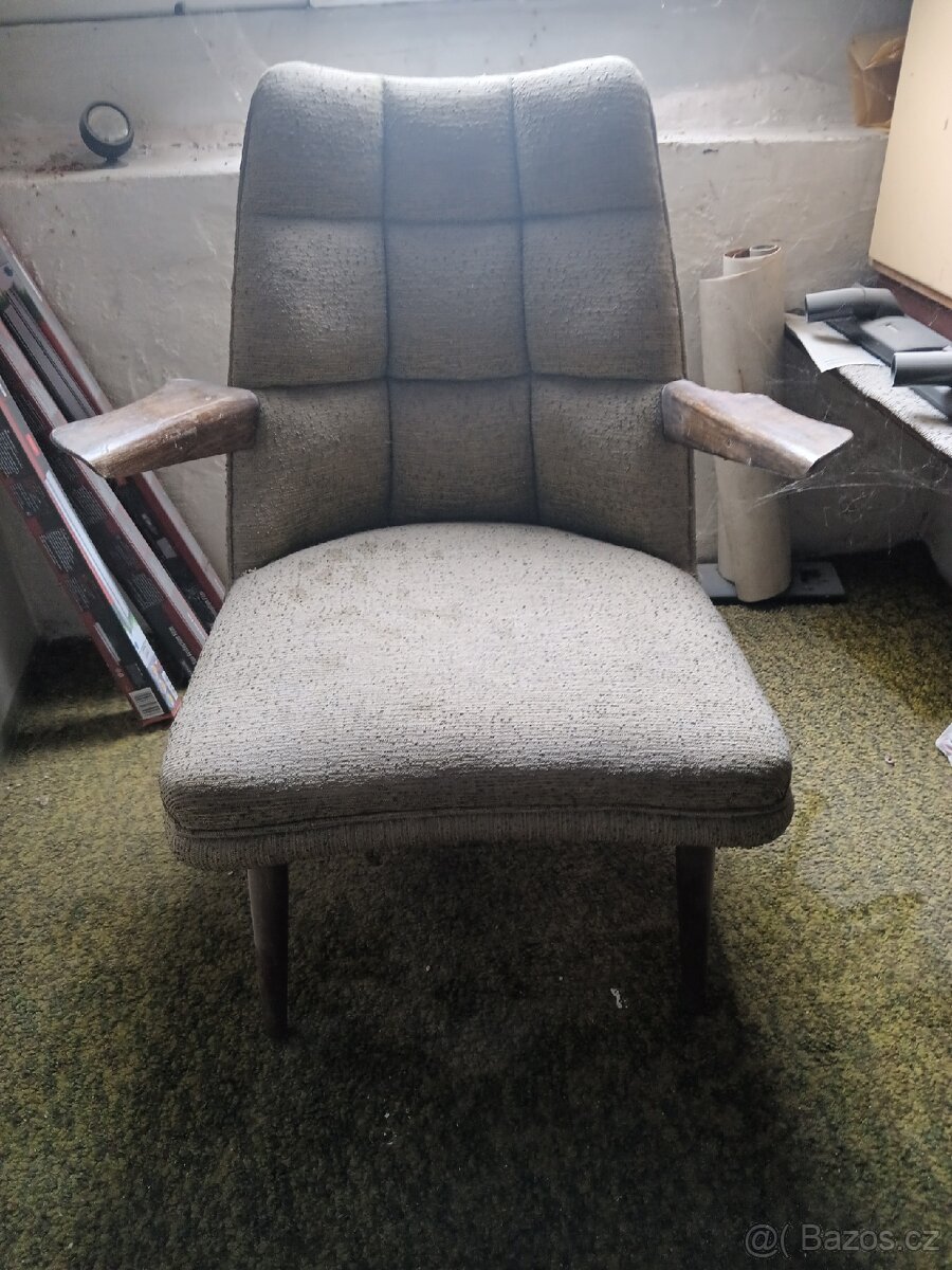 Art Deco křeslo ve velmi dobrém stavu. - 2