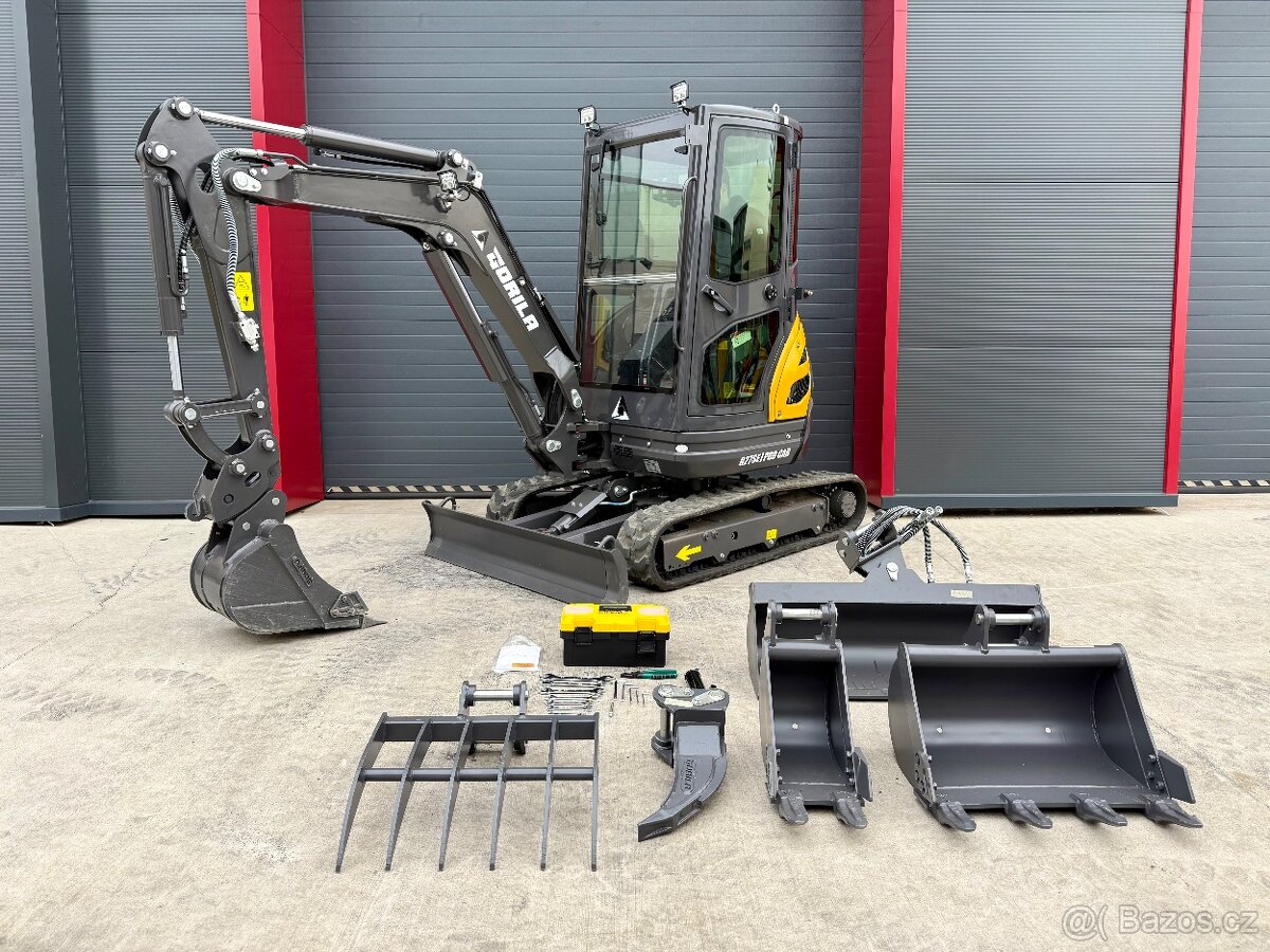 Minibagr 2,6t G27SE KUBOTA D1105 – akce příslušenství 80.000 - 2