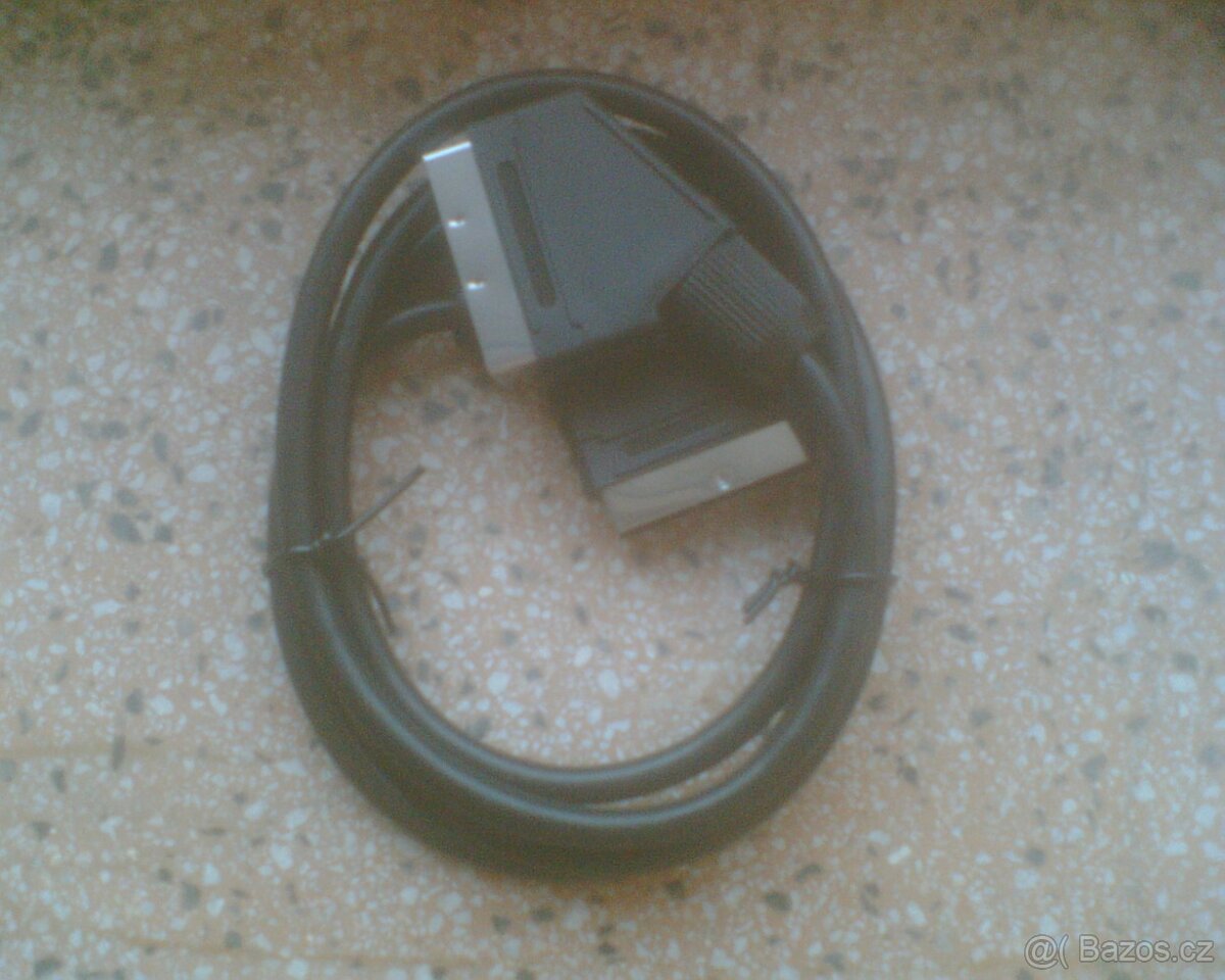 Nový Propojovací AV kabel 1,5 m Scart-Scart 21 PIN - 2