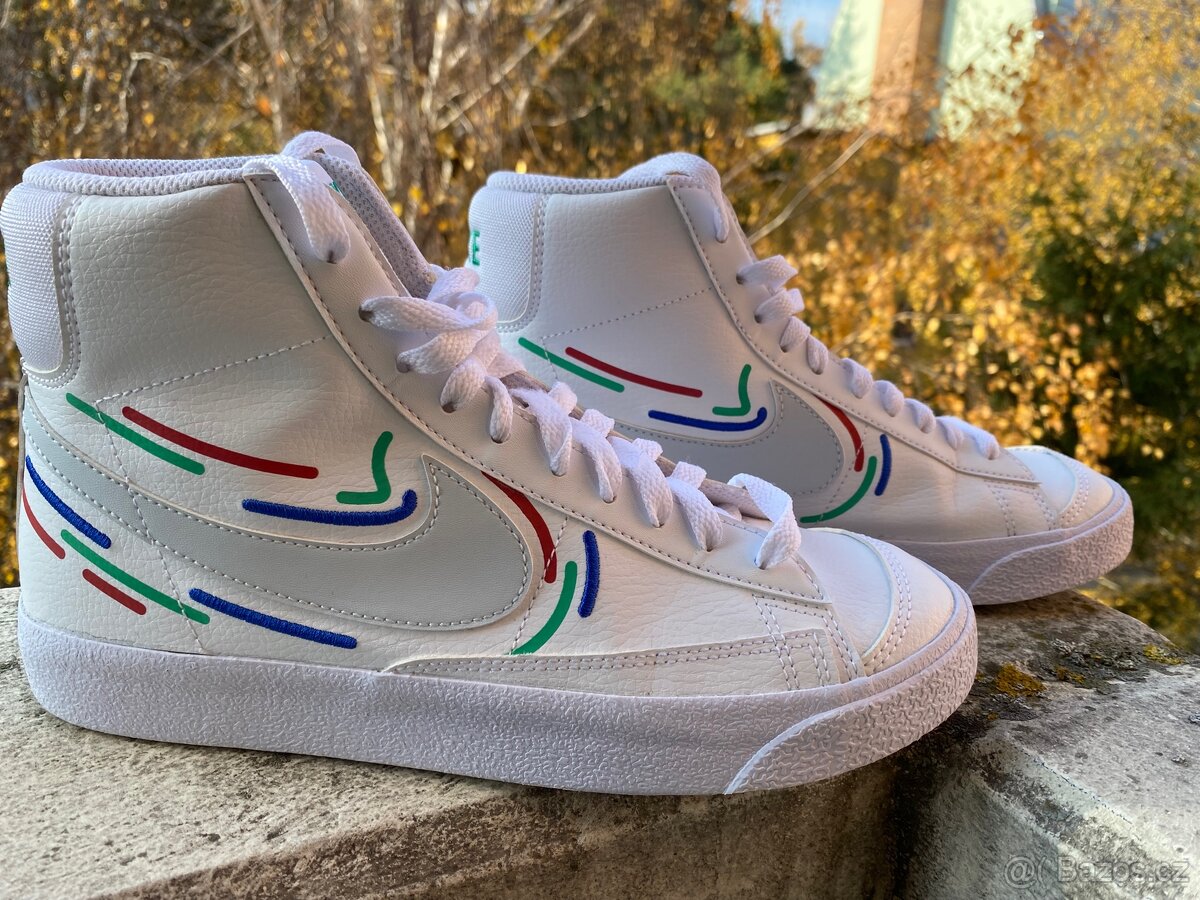 Nike Blazer Mid ’77 bílé tenisky - 2