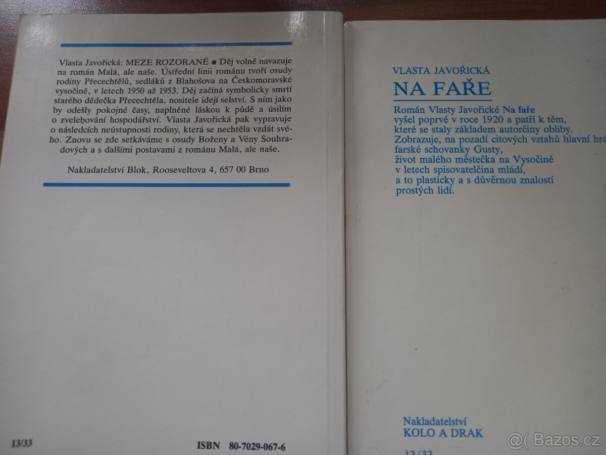 Vlasta Javoricka- Na faře; Mala, ale nase - 2