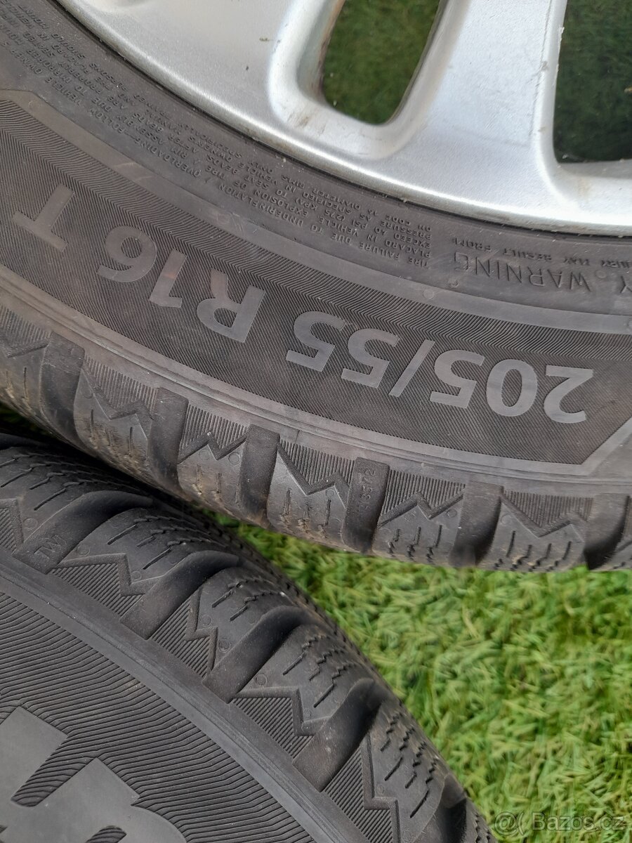 205/55 r16 alu kola Peugeot Citroen zimní - 2