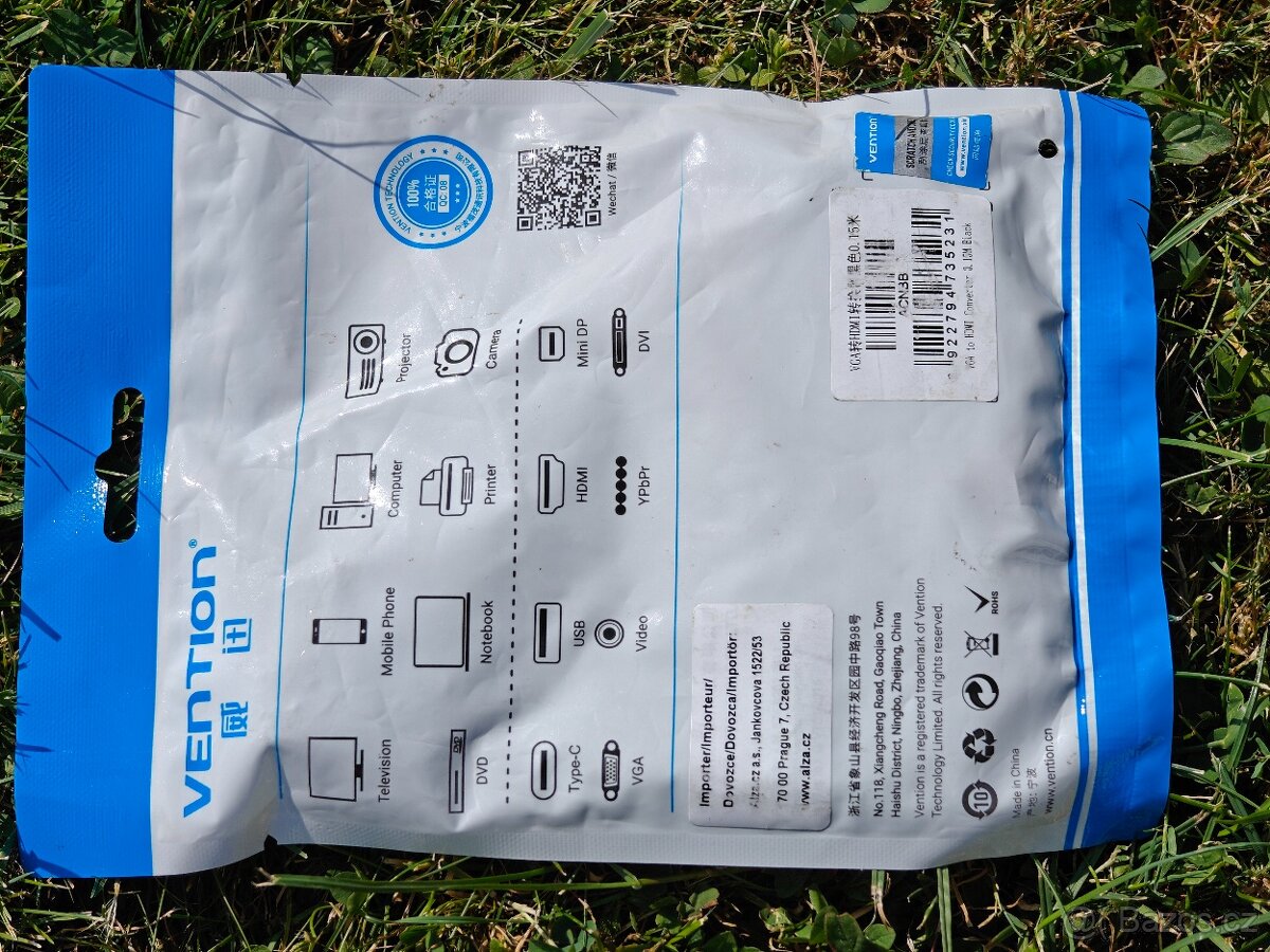 Redukce VGA na HDMI Vention, se zvukem - nová - 2