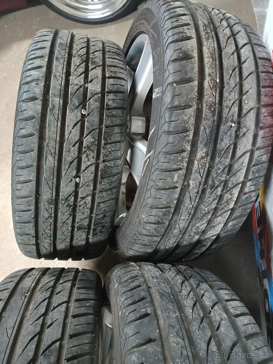 4ks alu disky orig. Seat 5x112 R17 7mm 225/45 - 2