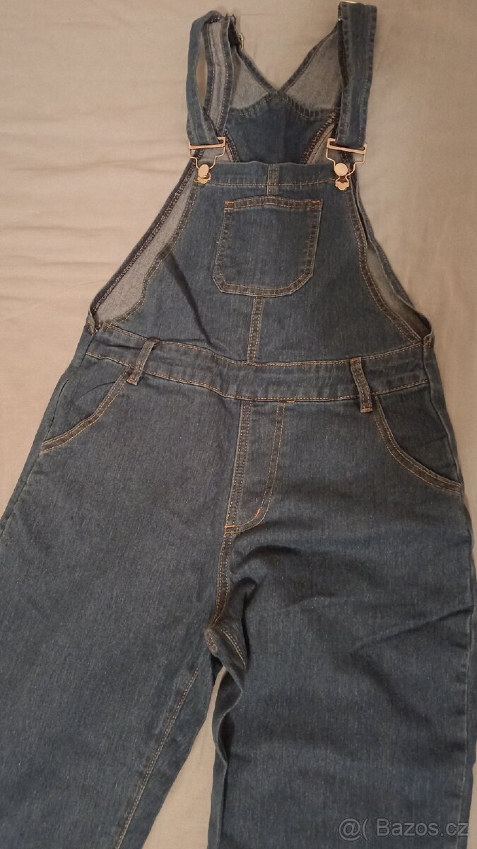 Laclové jeansové kalhoty - 2