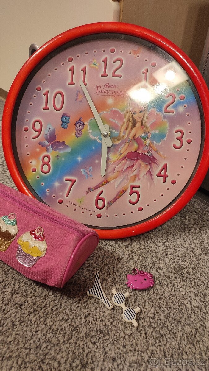 Dětské nástěnné hodiny + zdarma pouzdro a jin. - 2