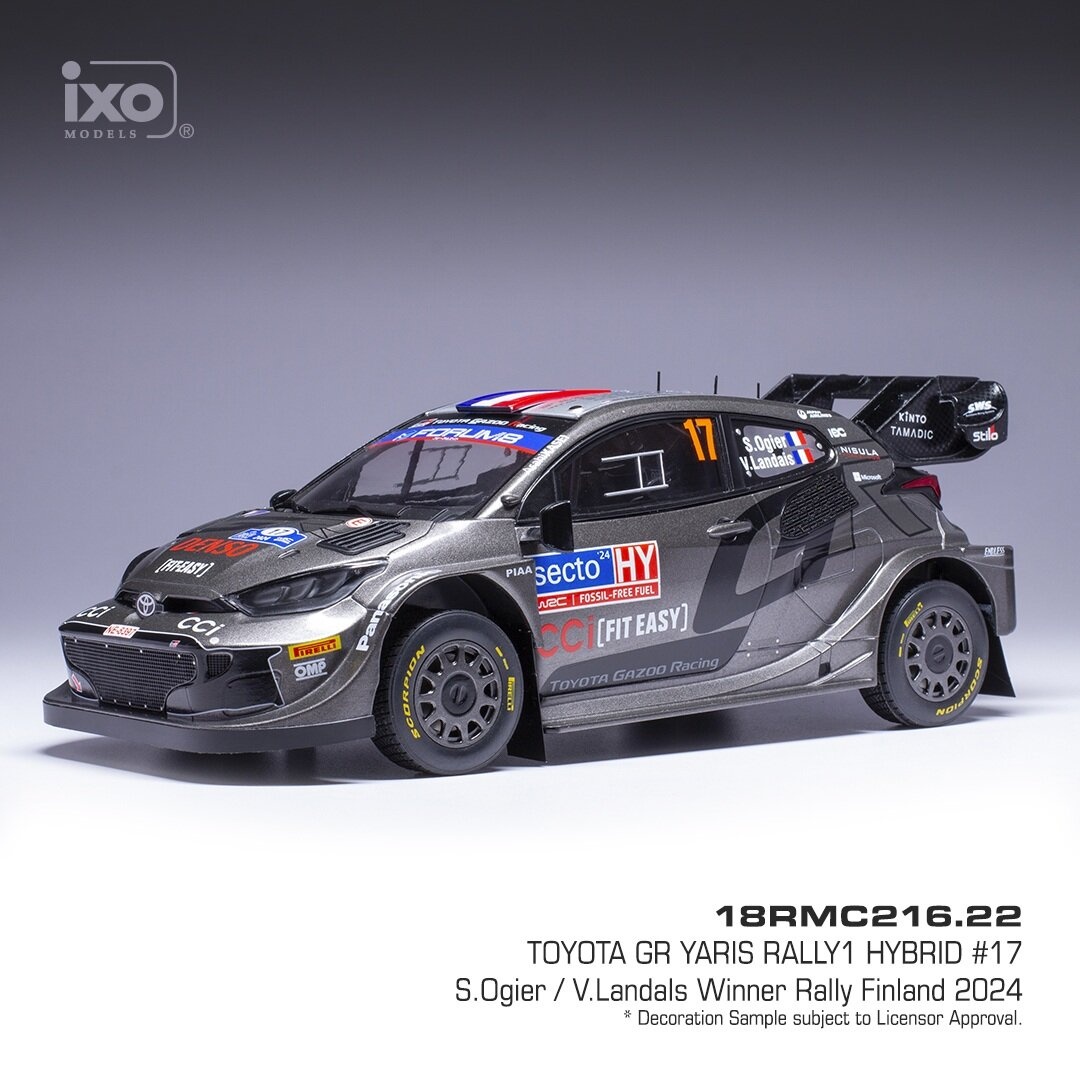 Modely Toyota GR Yaris Rally 1:18 IXO - 2