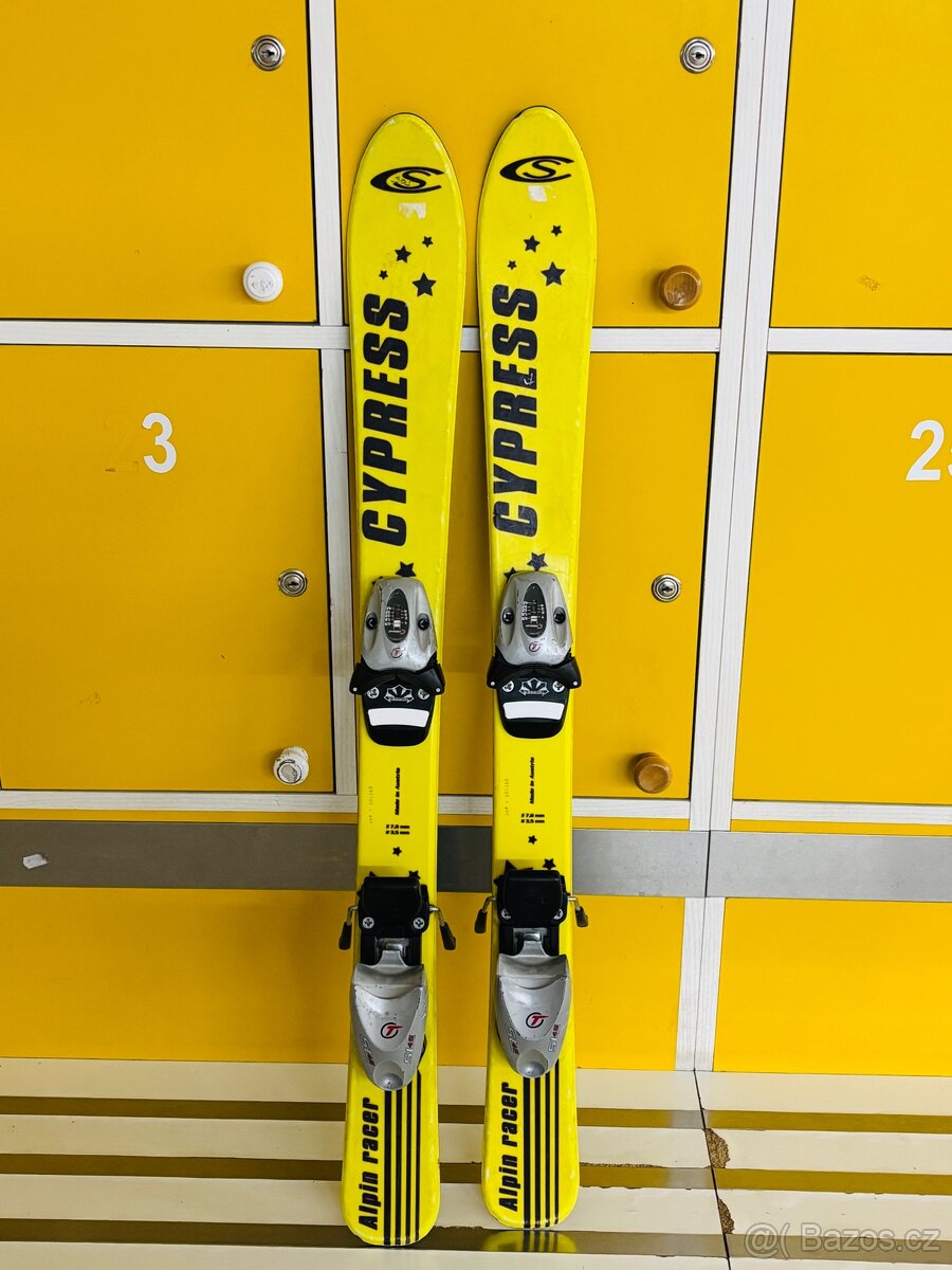 Plně funkční dětské lyže Cypress ( 90 cm) + vázání Tyrolia - 2