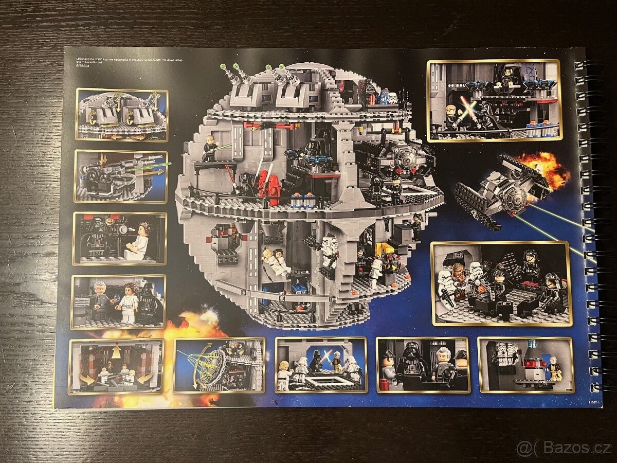 Death Star (Hvězda smrti) -Building Instruction- návod 75159 - 2