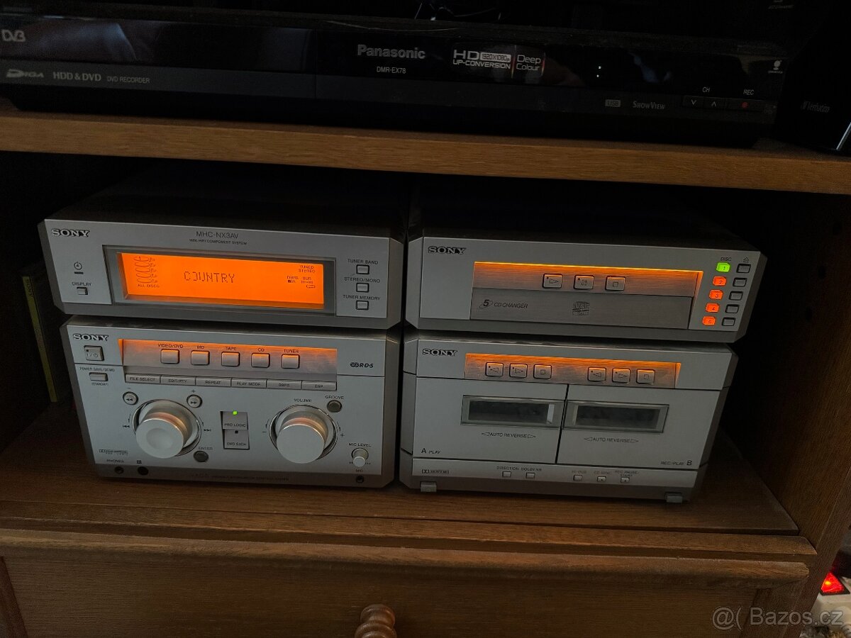 Audio systém Sony MHC-NX3AV vč. 5 ks repro - 2