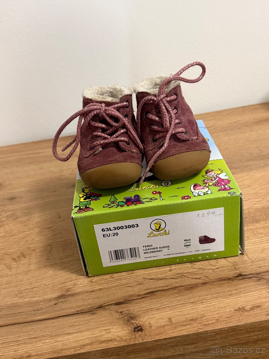 Dívčí botičko-capáčky Lurchi vel 20 - 2