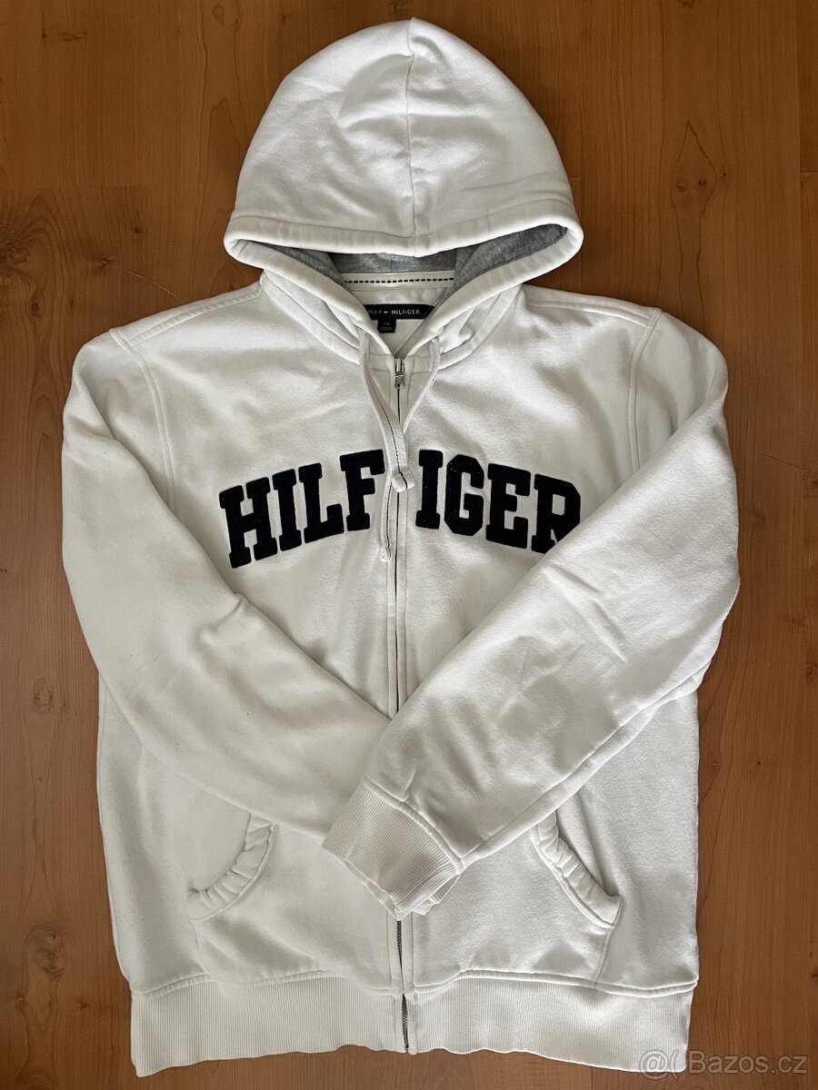mikina Tommy Hilfiger pánská bílá - 2