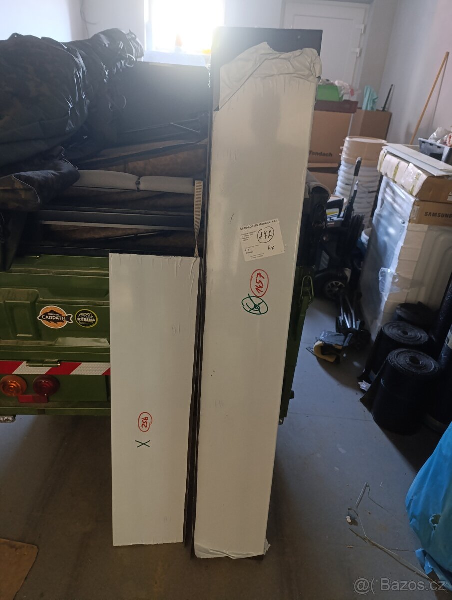 Parapety hnědé Al tažené nos 40mm - 2