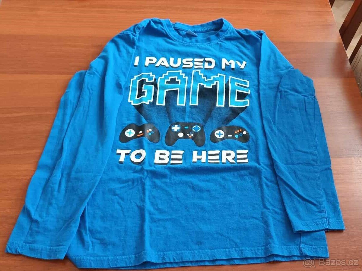 Trička dlouhý rukáv 158/164 - 2