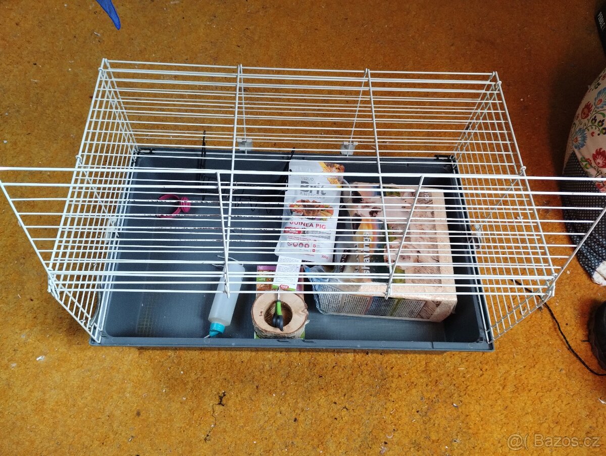 Klec pro morčata s příslušenstvím, 78x48x40 cm - 2