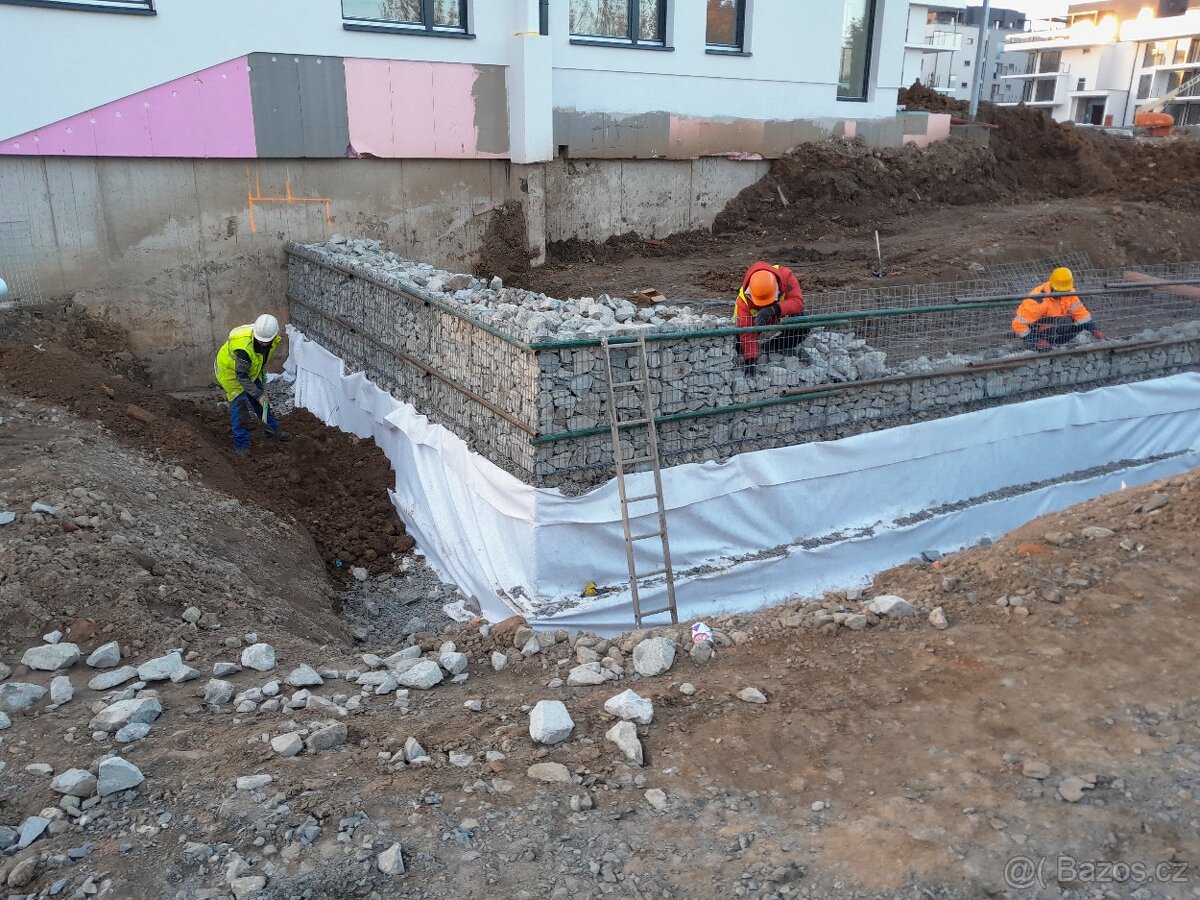 Nabídka práce - stavba gabionů - - 2