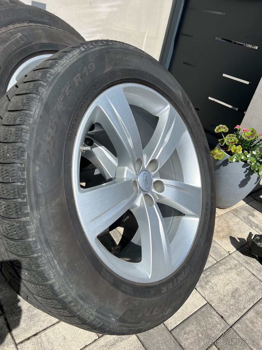 Alu kola Range Rover, Land Rover r19, zimní pneu