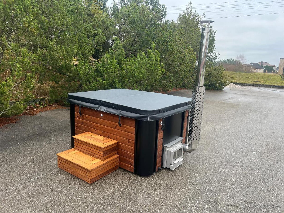 Akrylátová venkovní viřivka Marivox, hot tub, koupací sud - 2