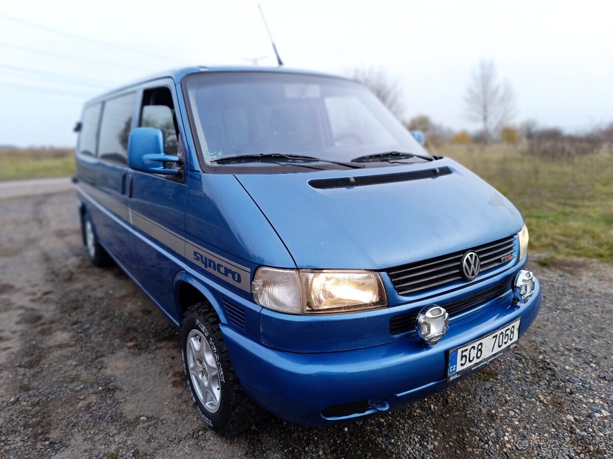 VW T4 CARAVELLE LONG 2.5.TDI 4X4 SYNCRO UZÁVĚRKA