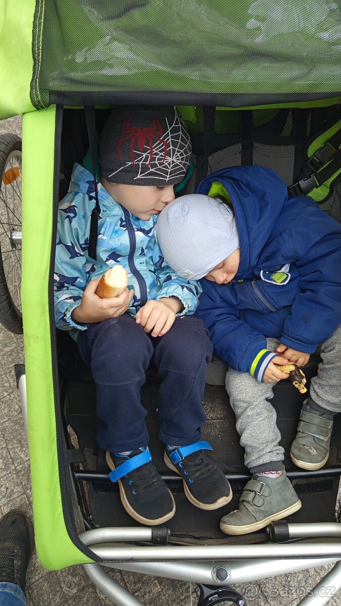 Kočárek za kolo pro dva CROOZER - 2