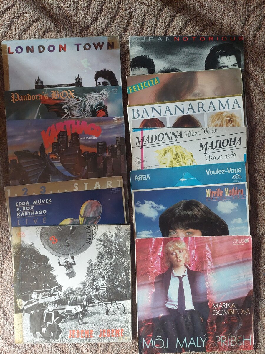 LP desky, směs, 34ks, i jednotlivě - 2