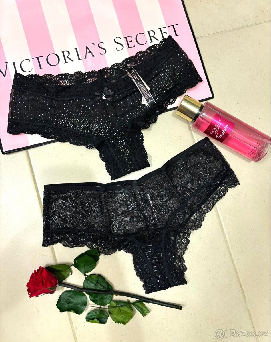 NOVÉ Victoria´ s Secret set 2x spodní prádlo M - 2