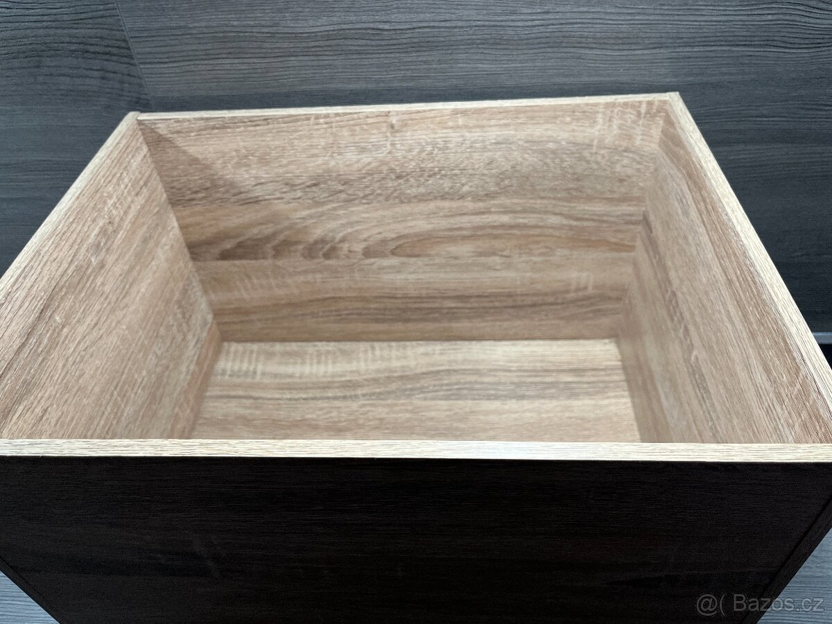 Dřevěný úložný box Bono - 2