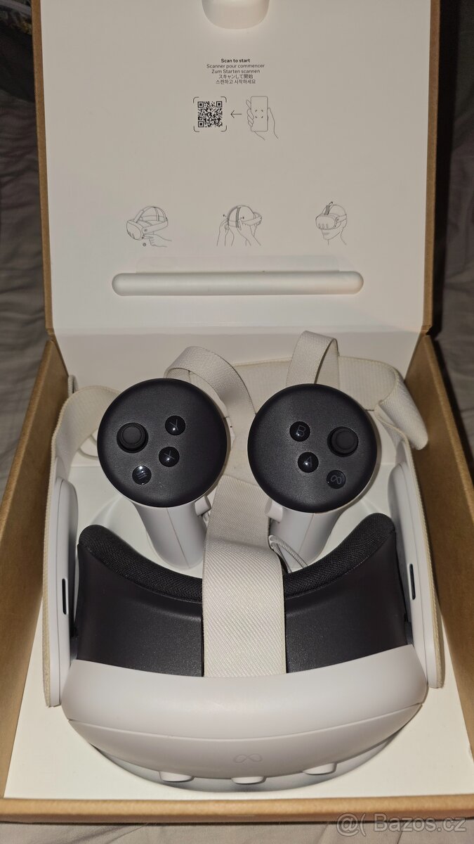 Meta Quest 3, málo používaný - 2